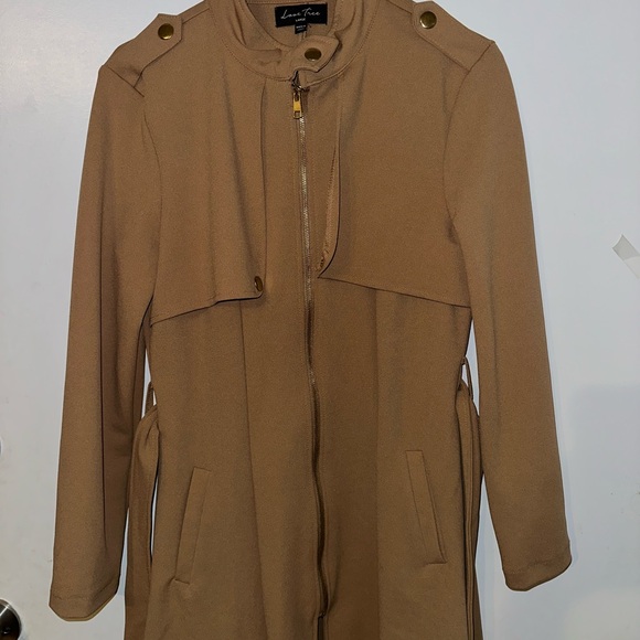 Love Tree Tan Zip-Front Jacket - Picture 7 of 10